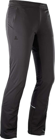 SALOMON Women's Agile Warm Pant W, Black, Large