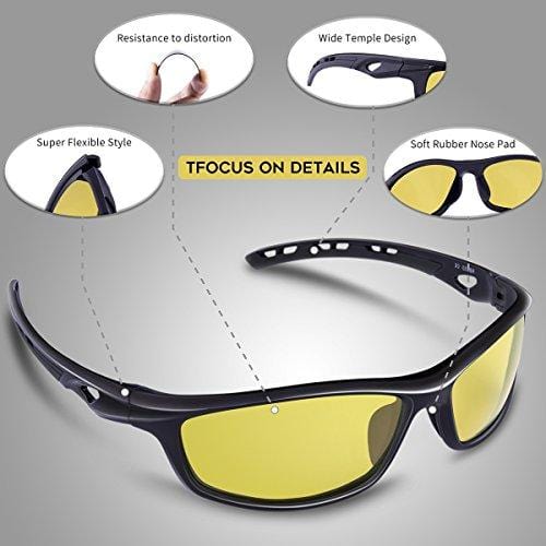 RIVBOS Sunglasses for Men Women Polarized UV Protection Sports Fishing  Driving S
