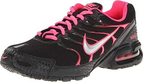 Nike Women's Air Max Torch 4 Running Shoe Black/Metallic Silver/Pink Flash Size 8 M US