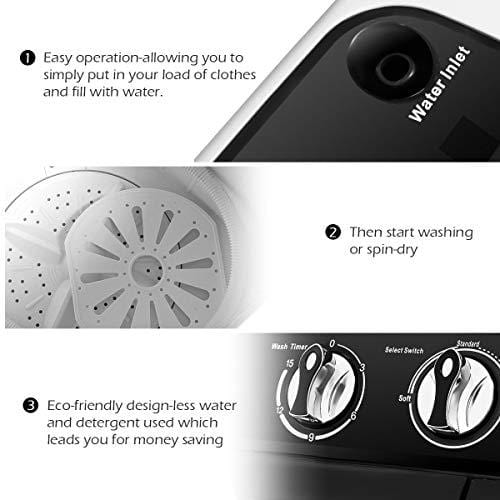 Giantex Portable Compact 13 Lbs Mini Twin Tub Washing Machine Washer S –  Ultra Pickleball