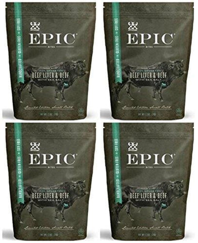 Epic - Beef Liver Bites - 2.5 oz each (4 Pack)