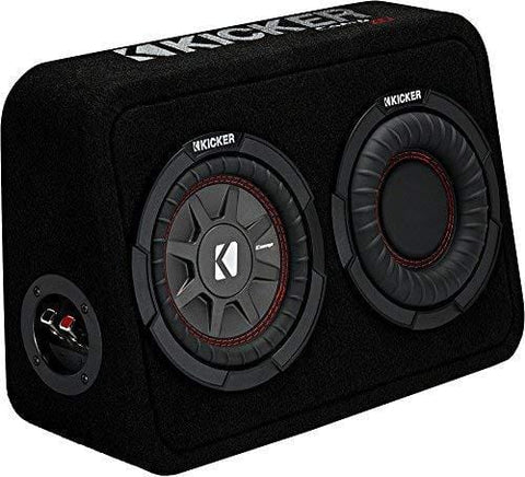 Kicker TCWRT672 CompRT 6.75" Subwoofer in Thin Profile Enclosure 2ohm 150W