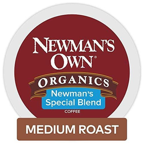 Newman's Own Organics Keurig Single-Serve K-Cup Pods Newman's Special Blend Medium Roast Coffee, 72 Count (6 Boxes of 12 Pods)