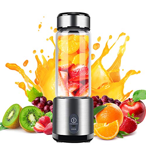 USB Rechargeable Smoothie Maker: Glass Juicer Cup