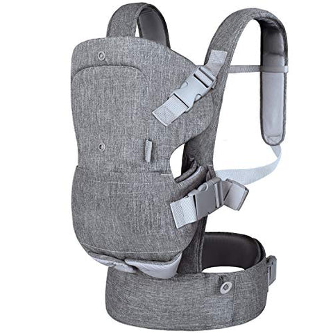 Metene Baby Carrier, 4-in-1 Adjustable Infants Holder, Soft and Breathable, Ergonomically Designed Kids Wrap with Removable Bib, Toddler Carrier Perfect for Newborn Babies and Children up to 33 lbs