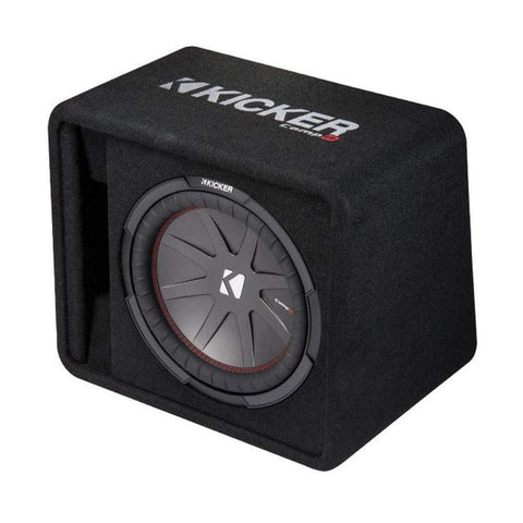 Kicker 12 Inch 1000W Subwoofer Box + 1500W Mono Amplifier, Remote + Wiring Kit