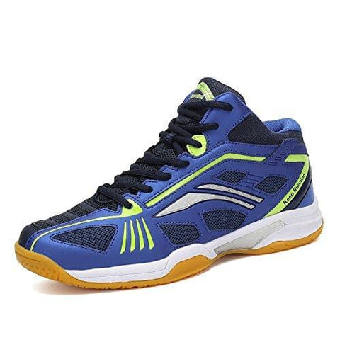 Mishansha Badminton Shoes for Men Non Slip Indoor Court Volleyball Tennis Sneakers Safety Training Shoe Blue