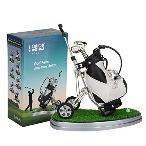 Golf Pen Holder Desk Golf Gifts for Men Unique Novelty Cool Office