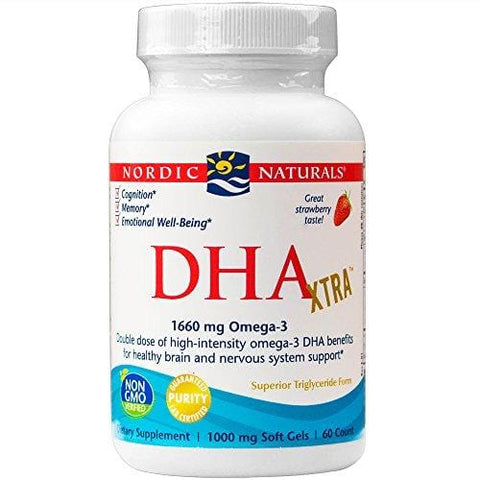 Nordic Naturals - DHA Xtra, Healthy Brain and Nervous System Support, 60 Soft Gels (FFP)