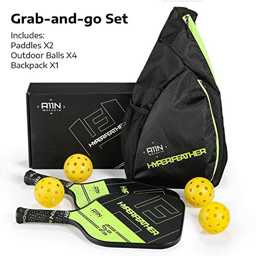 A11N HyperFeather SE Pickleball Paddles Set Of 2 - USAPA Approved | 8O ...