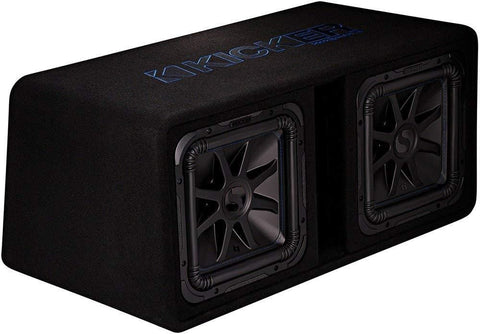 Kicker 12" 3000W Dual Loaded Solo-Baric L7S Subwoofer Enclosure | 44DL7S122