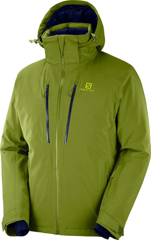 SALOMON Icefrost Ski Jacket Avocado Mens Sz L