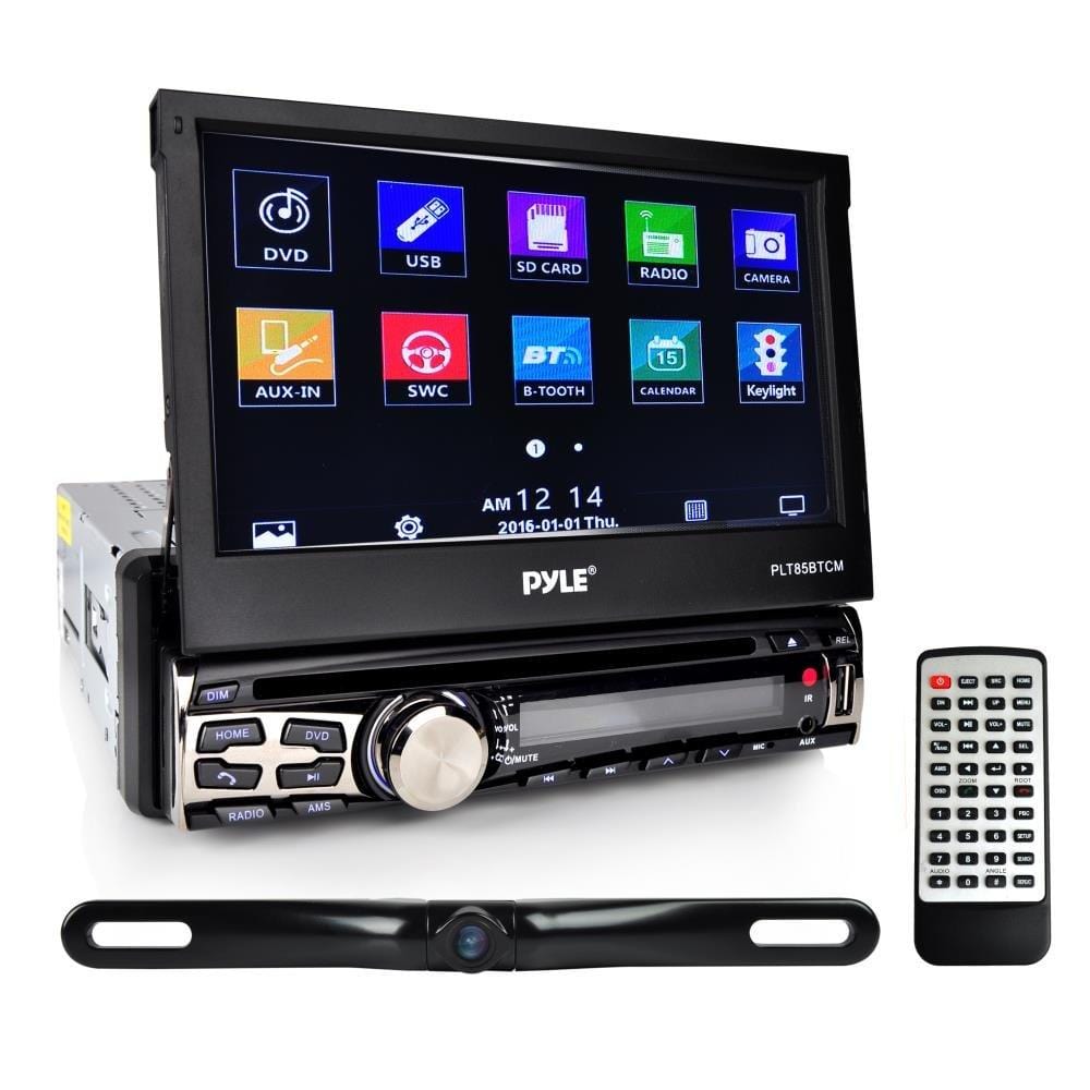 Pyle Car Stereo Receiver System Backup Camera Kit Touch Screen Headu Ultra Pickleball