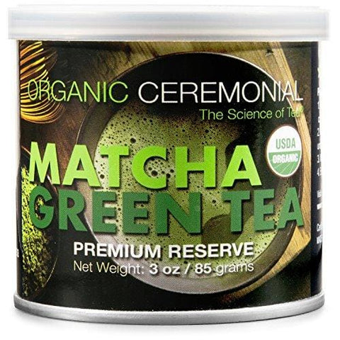 Matcha DNA Certified Organic Ceremonial Grade Matcha Green Tea, TIN CAN (3 Ounce)