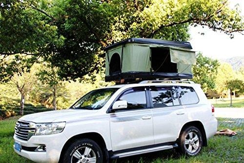 TMB Green Pop Up Roof Overland Tent Universal for Cars Trucks SUVs Cam Ultra Pickleball