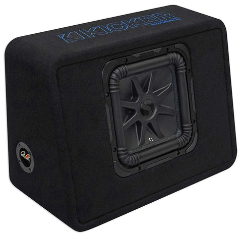 Kicker 10" 1200W Single Loaded Solo-Baric L7S Subwoofer Enclosure | 44TL7S102