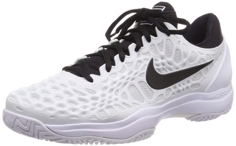 Nike Mens Zoom Cage 3 Tennis Shoes (8 M US) White/Black [product _type] Nike - Ultra Pickleball - The Pickleball Paddle MegaStore