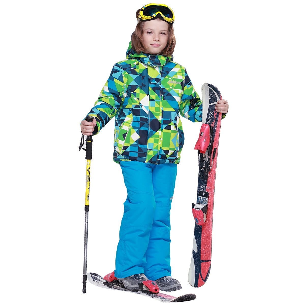 PHIBEE Big Boy s Waterproof Breathable Snowboard Ski Jacket Print 12