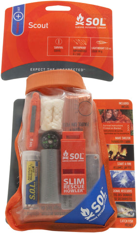 S.O.L. Survive Outdoors Longer S.O.L. Waterproof Scout Survival Kit