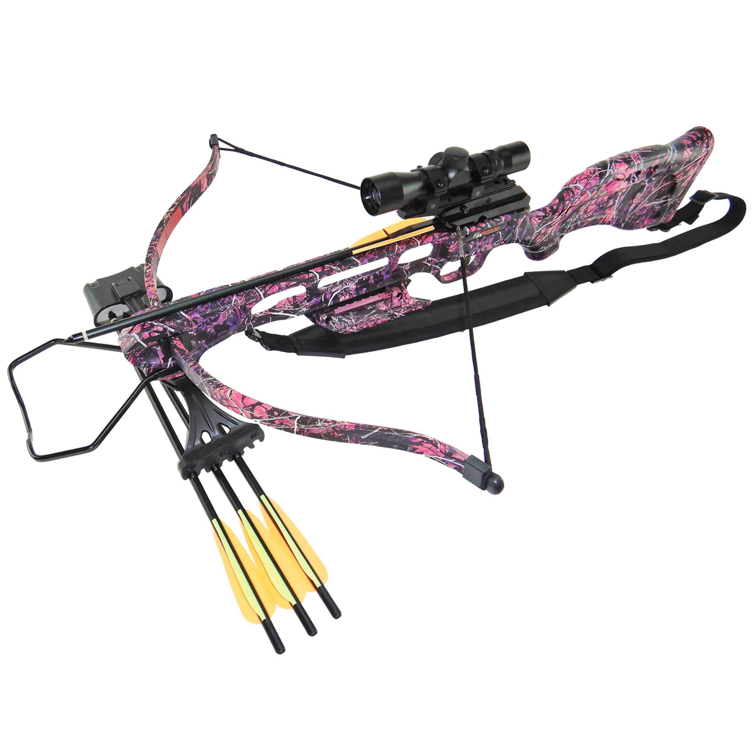 Archery Equipment  SA Sports Fever Pro Crossbow Package Muddy Girl