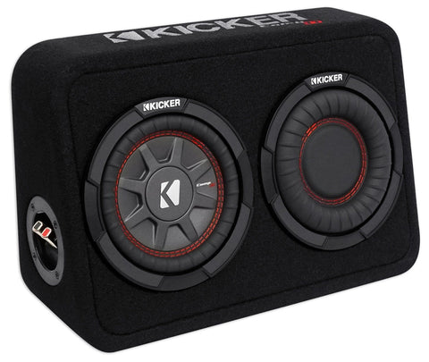 Kicker TCWRT674 CompRT 6.75" Subwoofer in Thin Profile Enclosure 4ohm 150W