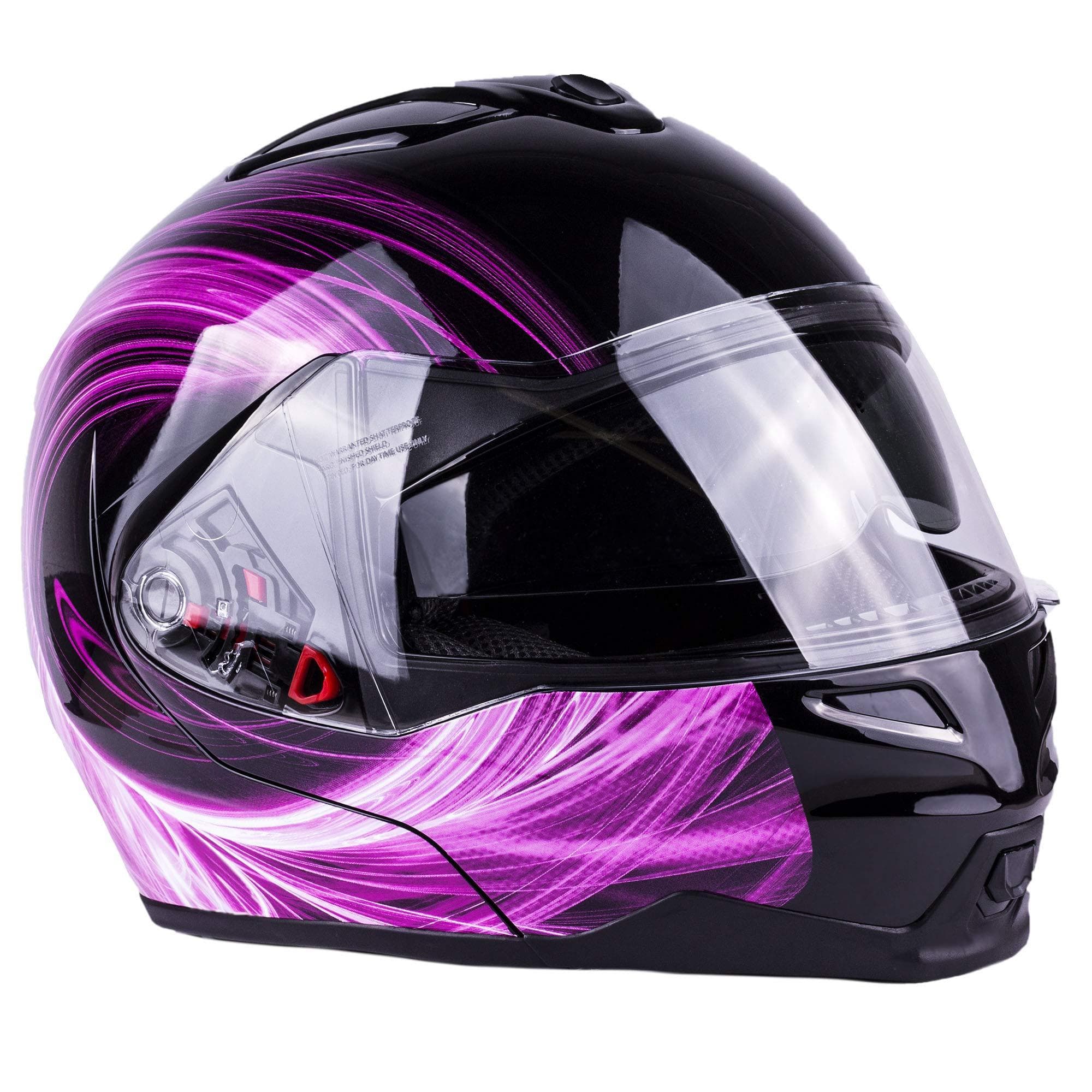 Typhoon G339 Womens Modular Full Face Motorcycle Helmet Flip Up Dual