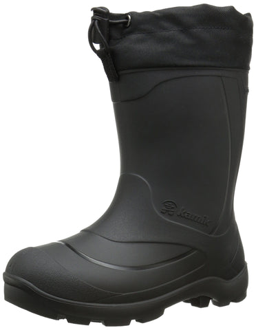 Kamik Snobuster1 Snow Boot (Toddler/Little Kid/Big Kid), Black, 4 M US Big Kid