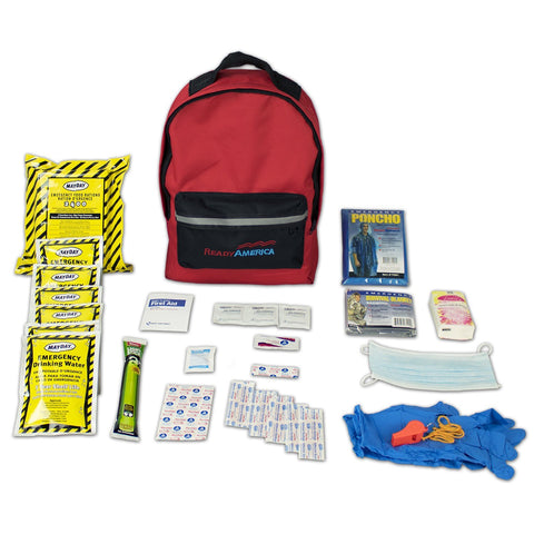 Ready America 70180 Emergency Kit 1 Person Backpack